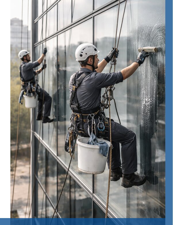 Мойка сплошного остекления в Бугульме, заказать от 303 р.| ВЫСОТНИК-Бгл