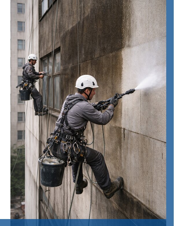 Очистка фасада от копоти в Бугульме от 253 р. | ВЫСОТНИК-Бгл