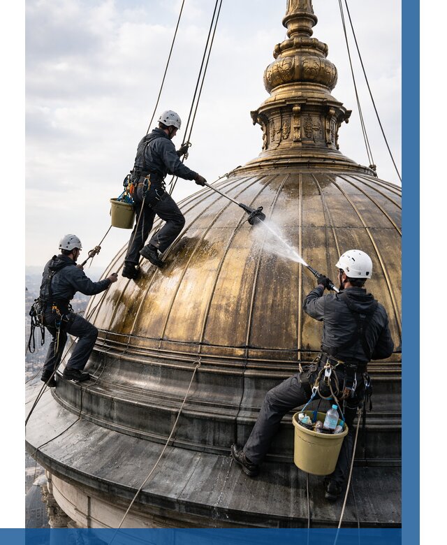 Мойка куполов и шпилей в Бугульме от 8086 р. - заказать | ВЫСОТНИК-Бгл