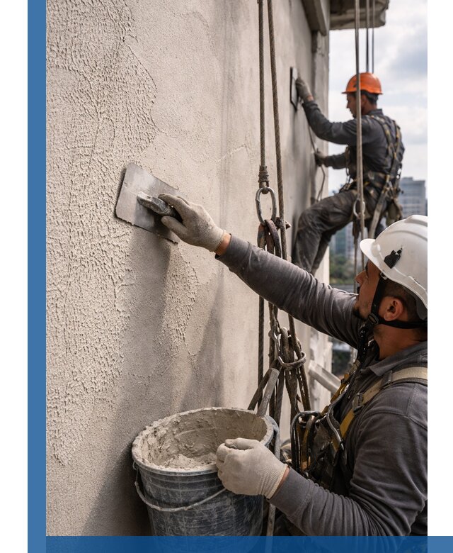 Декоративная штукатурка фасада с утеплением и защитой в Бугульме