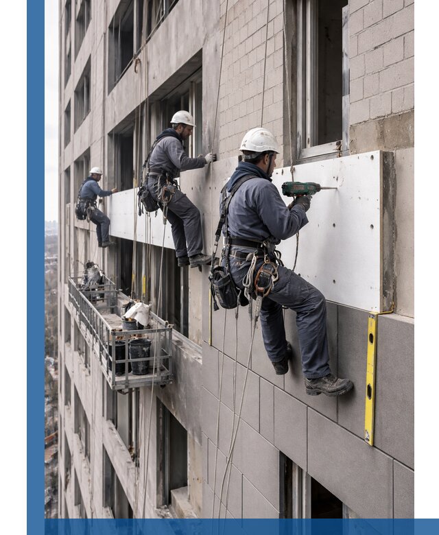 Монтаж фасадных термопанелей высокого качества в Бугульме