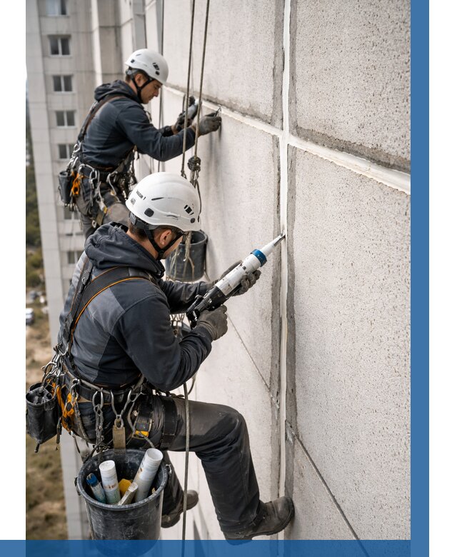 Герметизация межпанельных швов в Бугульме от 708 р. | ВЫСОТНИК-Бгл