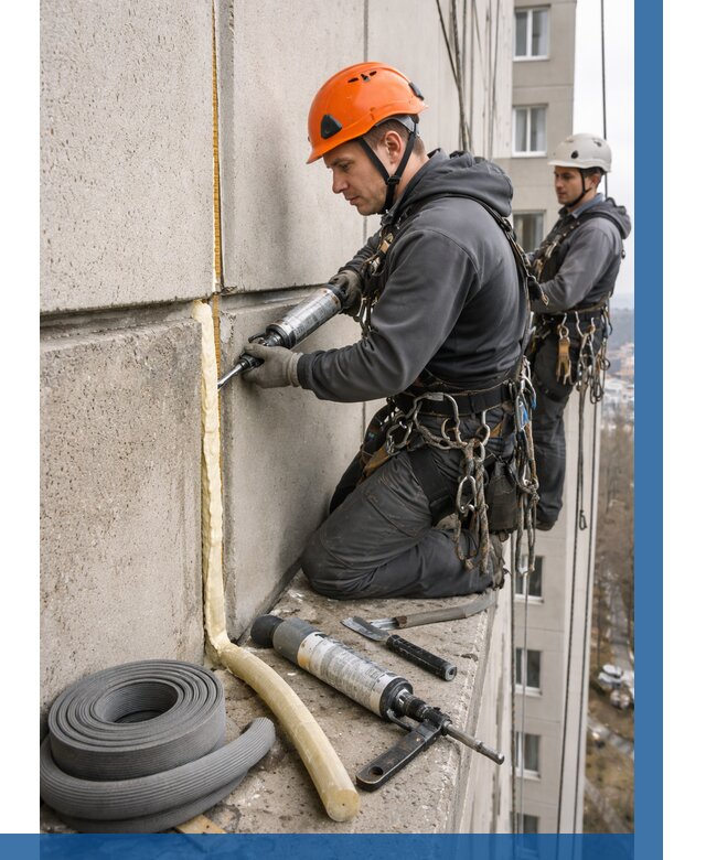 Теплый шов межпанельные швы в Бугульме от 708 р. | ВЫСОТНИК-Бгл