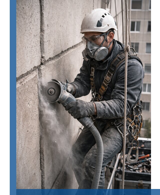 Штробление межпанельных швов в Бугульме качественно и быстро