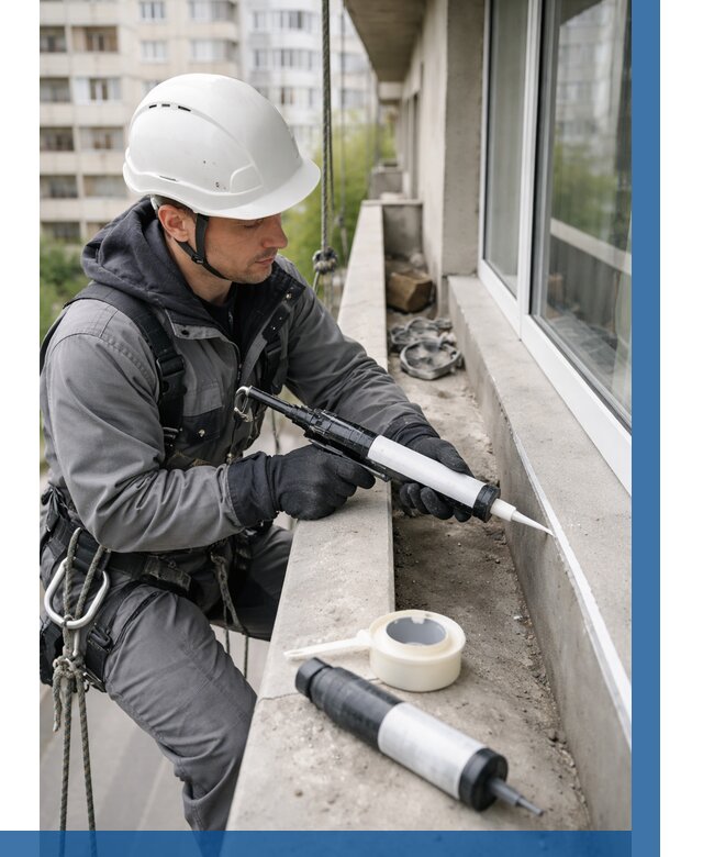 Герметизация швов лоджии в Бугульме от 4549 р. | ВЫСОТНИК-Бгл