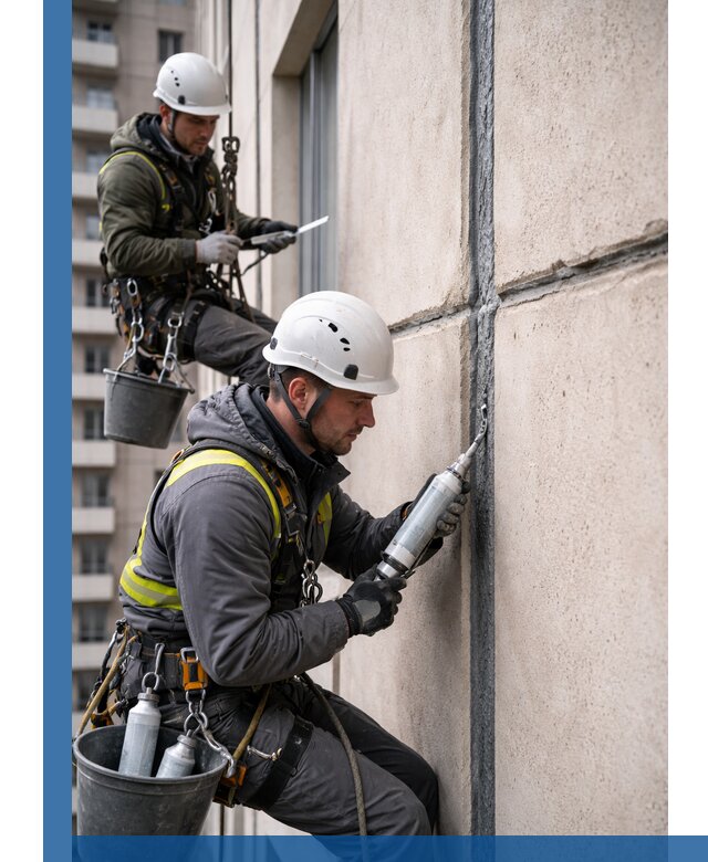 Герметизация деформационных швов фасада в Бугульме качественно