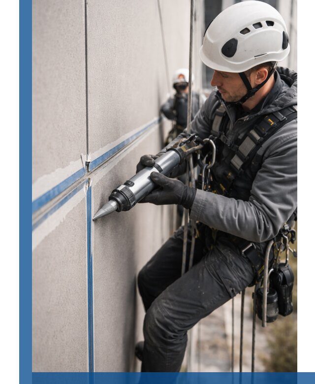 Герметизация стыков фасадных панелей в Бугульме качественно и быстро