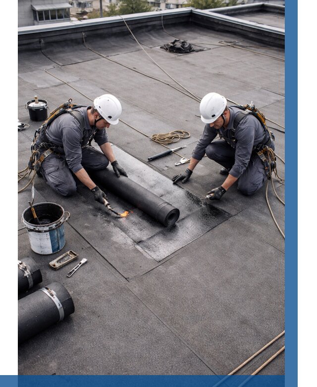 Ремонт мягкой кровли под ключ в Бугульме от 708 р. | ВЫСОТНИК-Бгл