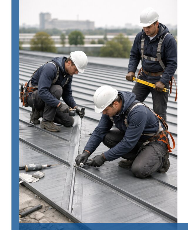 Ремонт фальцевой кровли в Бугульме срочно и качественно