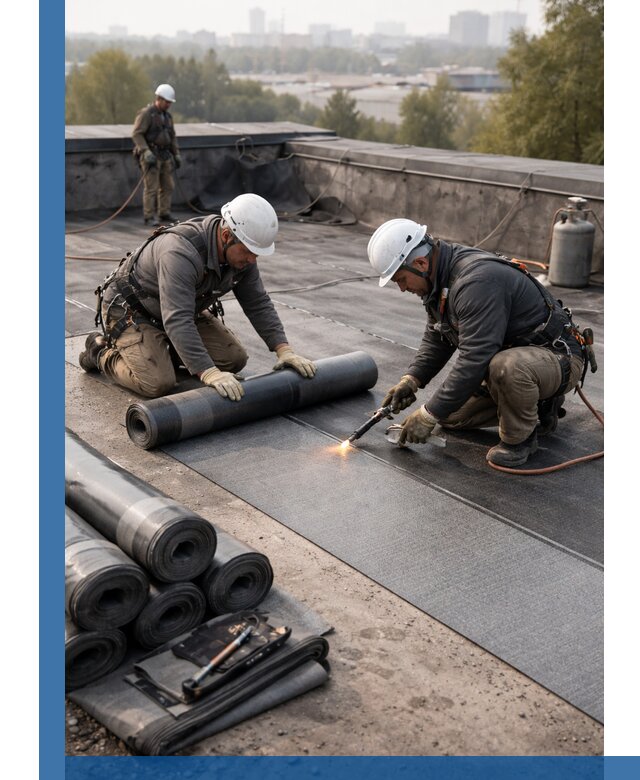 Монтаж мягкой кровли в Бугульме профессионально и надежно