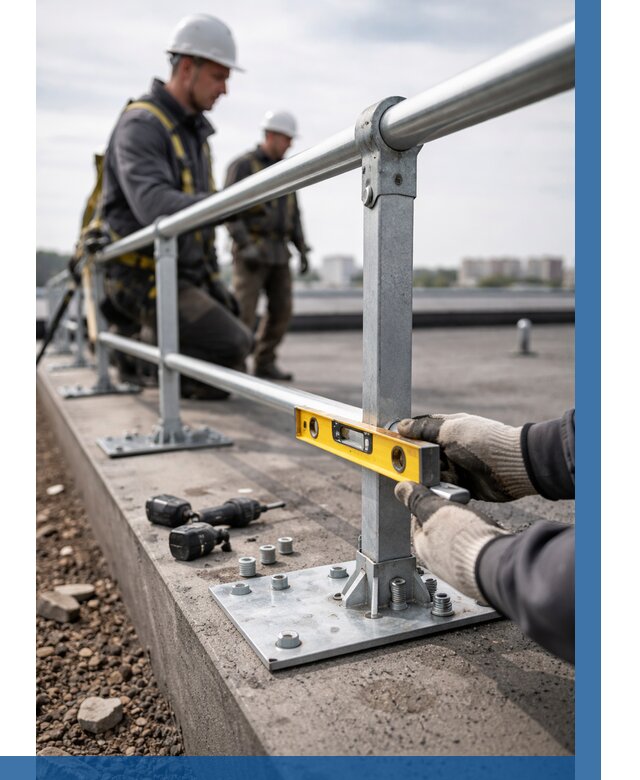 Монтаж кровельного ограждения в Бугульме от 1213 р. | ВЫСОТНИК-Бгл