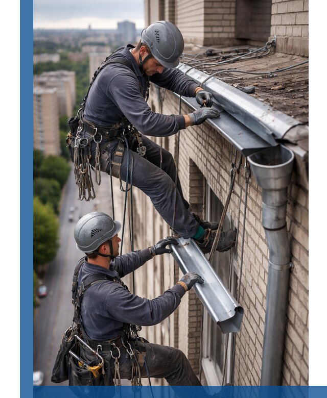Ремонт водосточных желобов в Бугульме, быстро и качественно