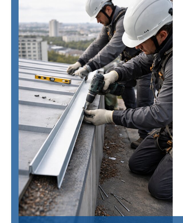 Монтаж капельника на кровле в Бугульме с гарантией качества