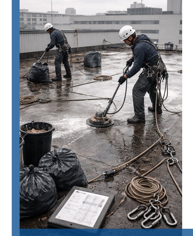 Плановая очистка кровли по графику в Бугульме для безопасности