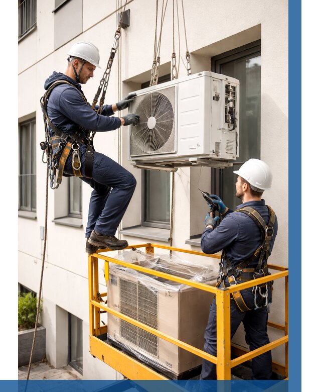 Демонтаж внешнего блока кондиционера в Бугульме от 3538 р. | ВЫСОТНИК-Бгл