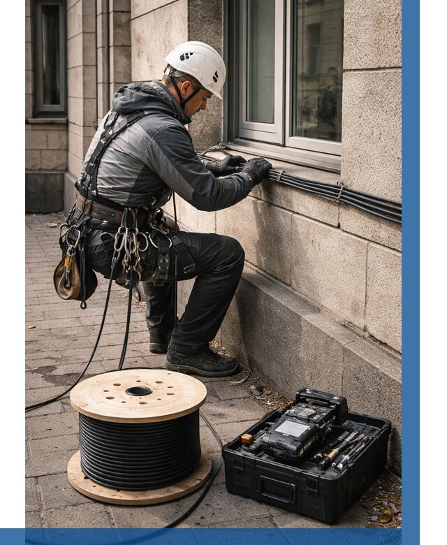 Прокладка оптоволоконного кабеля в Бугульме от 809 р. | ВЫСОТНИК-Бгл