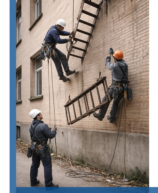 Демонтаж пожарной лестницы в Бугульме быстро и безопасно