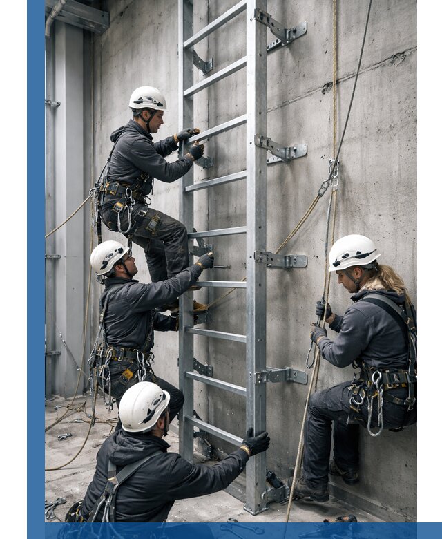 Монтаж металлических лестниц в Бугульме под ключ со гарантией