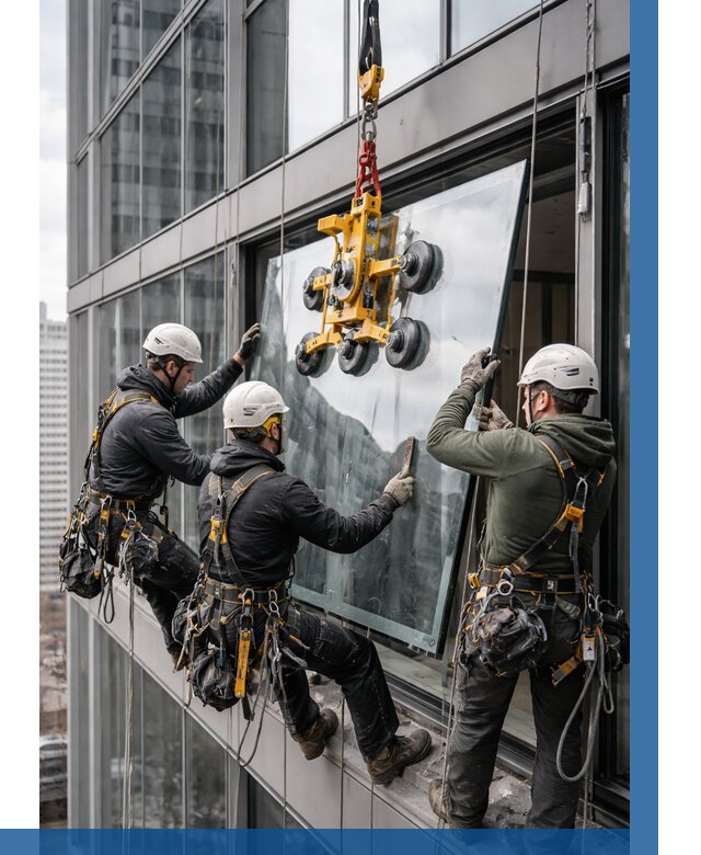 Фасадное остекление зданий под ключ в Бугульме от 10108 р. | ВЫСОТНИК-Бгл