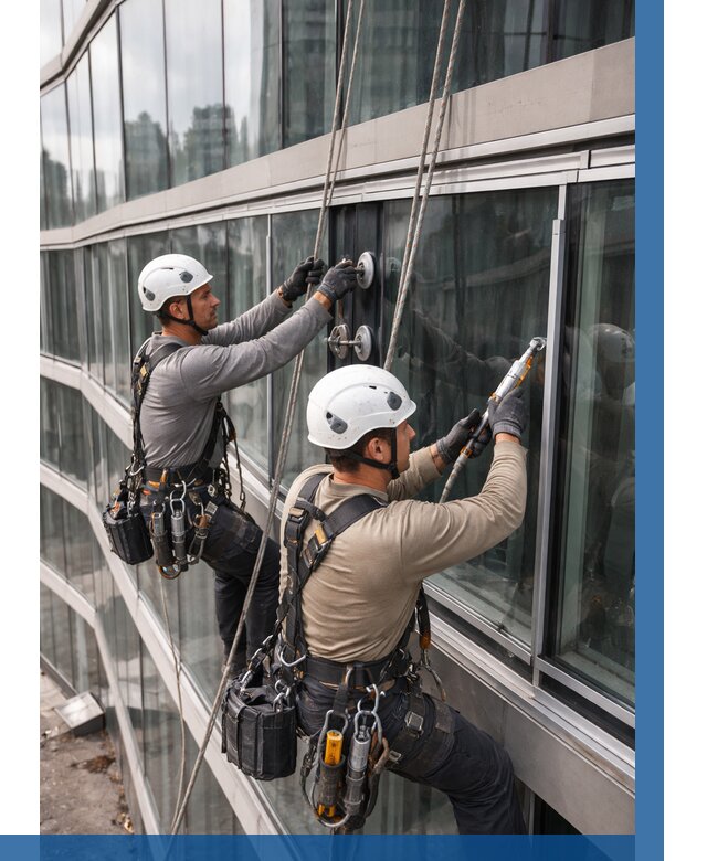 Радиусное остекление фасада в Бугульме от 12130 р. | ВЫСОТНИК-Бгл