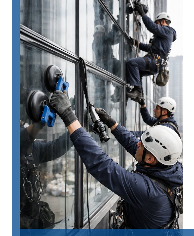 Радиусное остекление фасадов под ключ в Бугульме с гарантиями