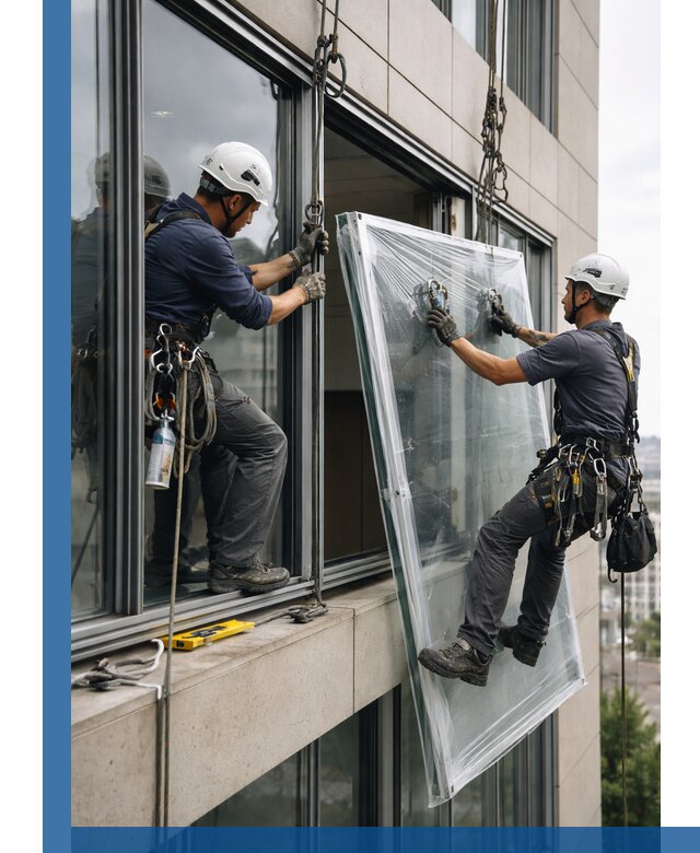 Профессиональная замена стекла в витраже в Бугульме с гарантией