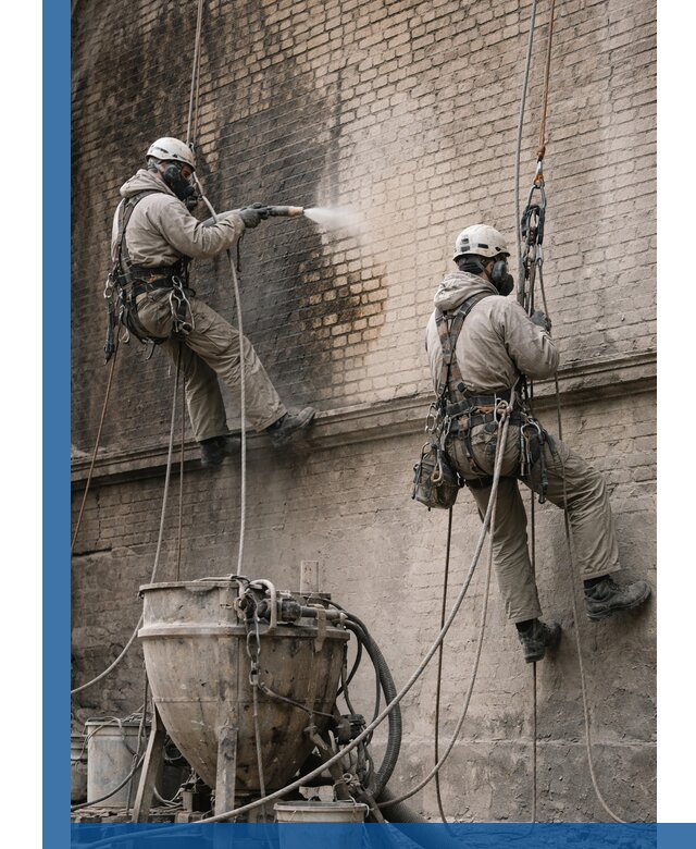 Пескоструйная очистка фасадов в Бугульме профессионально