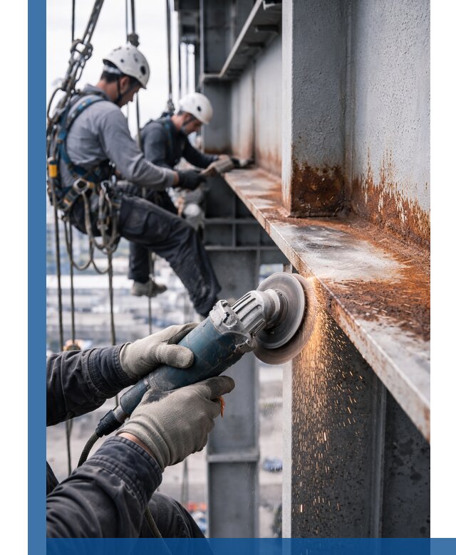 Зачистка металла от ржавчины и подготовка поверхностей в Бугульме