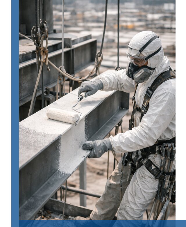 Профессиональная огнезащитная обработка металлоконструкций в Бугульме