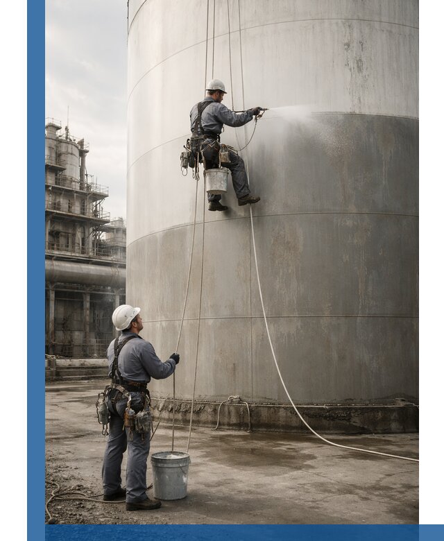 Покраска стальных резервуаров и емкостей в Бугульме профессионально