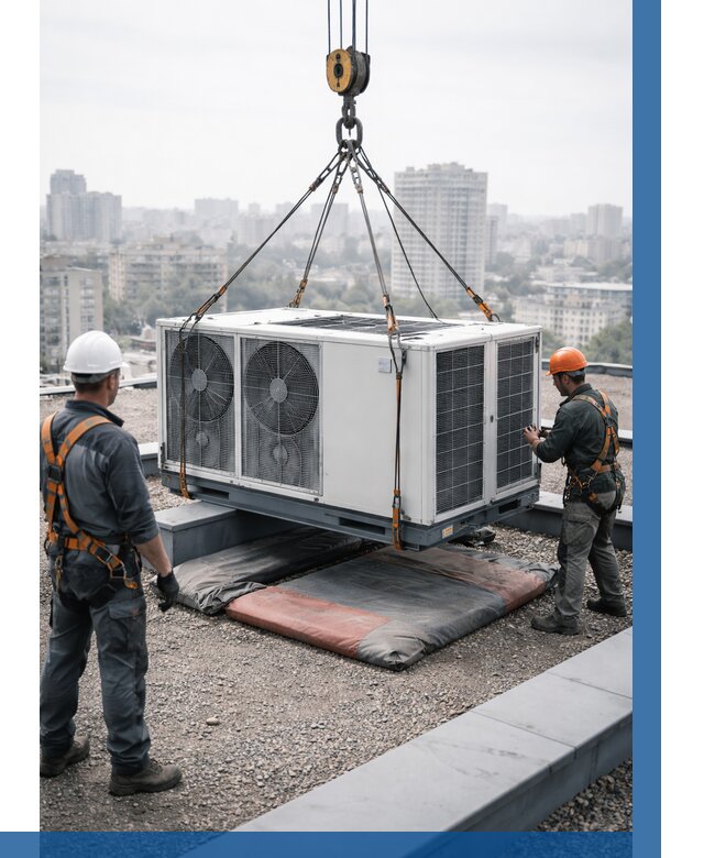 Подъем груза на крышу в Бугульме от 5054 р. | ВЫСОТНИК-Бгл заказать