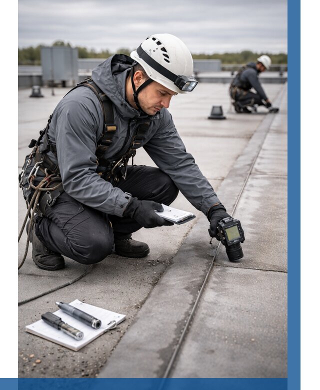 Обследование кровли на протечки в Бугульме от 4549 р. | ВЫСОТНИК-Бгл