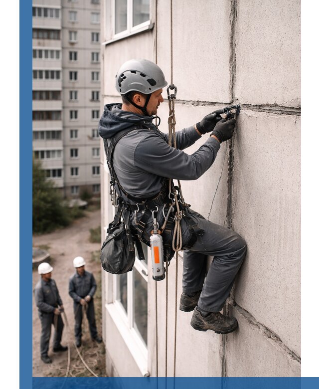 Обследование межпанельных швов и герметизация в Бугульме